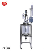 New Type 1-100 Liter Glass Jacketed Reactor